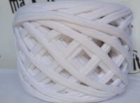 POLY COTTON RIBBON 500 GR  WHITE