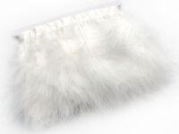 OSTRICH FEATHERS 1 MT WHITE